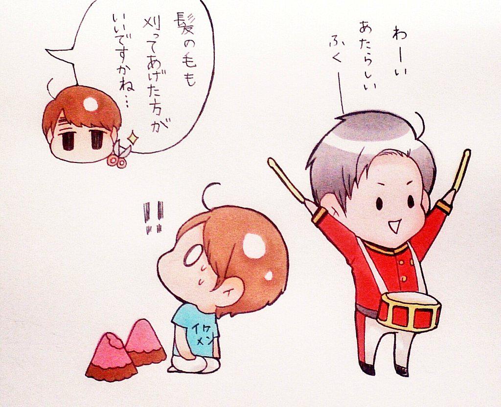 ( ˘ω˘ ).。oO(人形のつもりで描いてたけど、人形なのかなんなのかわからんくなってきた。なんなんだ、妖精なのか…?コロボックル的な…?)