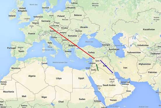 Delhi To Kuwait Distance By Road Kiran Kumar S On Twitter: "Distance To Germany = 3700 Km. To Kuwait = 900.  To Saudi = 200. Wondering Why #Syrianrefugees Not Preferring Muslims?  Http://T.co/Dz9Mpvrott" / Twitter