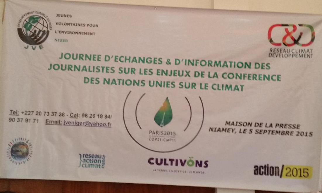 "We need a strong agreement #Cop21  and the involvement of all stakeholders" workshop organized for Niger journalists