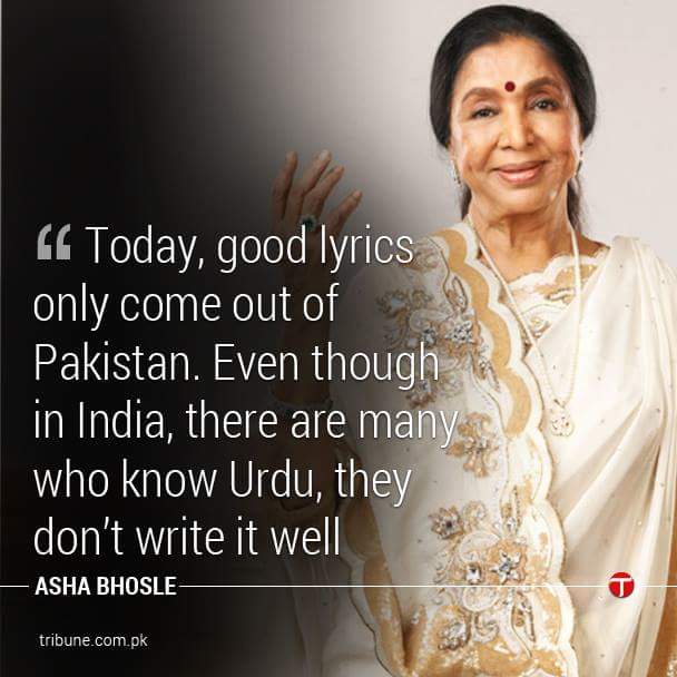 Happy birthday, Asha Bhosle! 