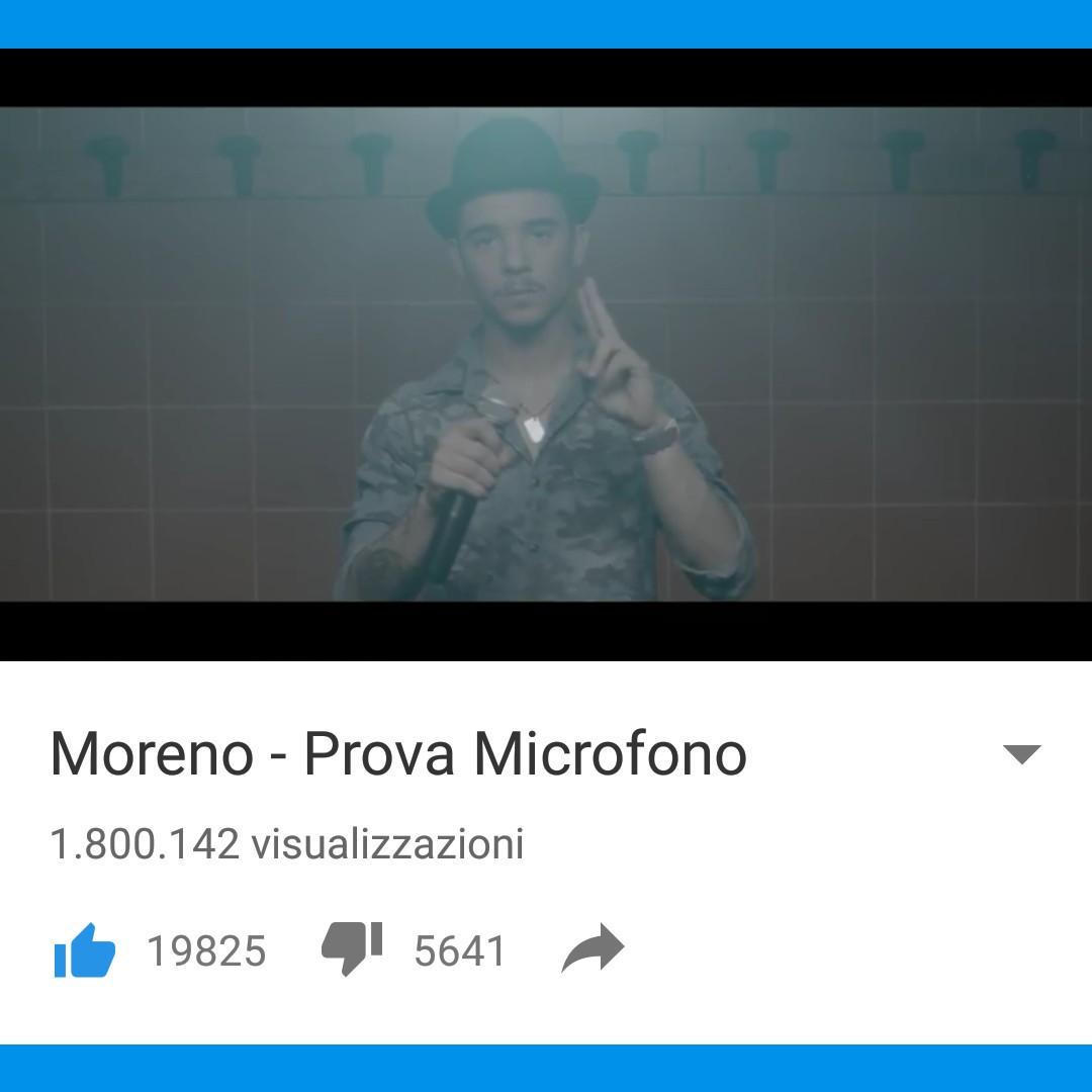 moreno_tiadoro's tweet photo. #ProvaMicrofono raggiunge 
1.800.000 views!!!🎉
Presto i 2 milioni saranno nostri✌
#ENonMiFermoPiù 🎤
@realmoreno_mc ❤ http://t.co/7K3NxZgZI6