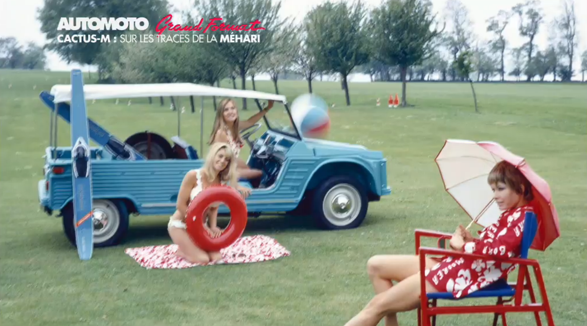 automoto_TF1's tweet image. #GrandFormat #Automoto De la Méhari au Cactus M, #Citroën fait revivre la voiture décontractée