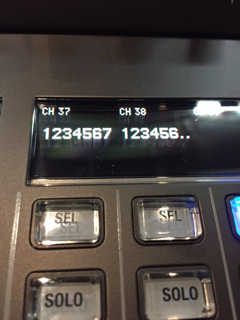 asimodake's tweet photo. CHネームは7文字までっぽい。8文字以上入力すると7文字目が「..」表示になる。遊び心にも対応。 #M5000C http://t.co/syGU5A8CSp