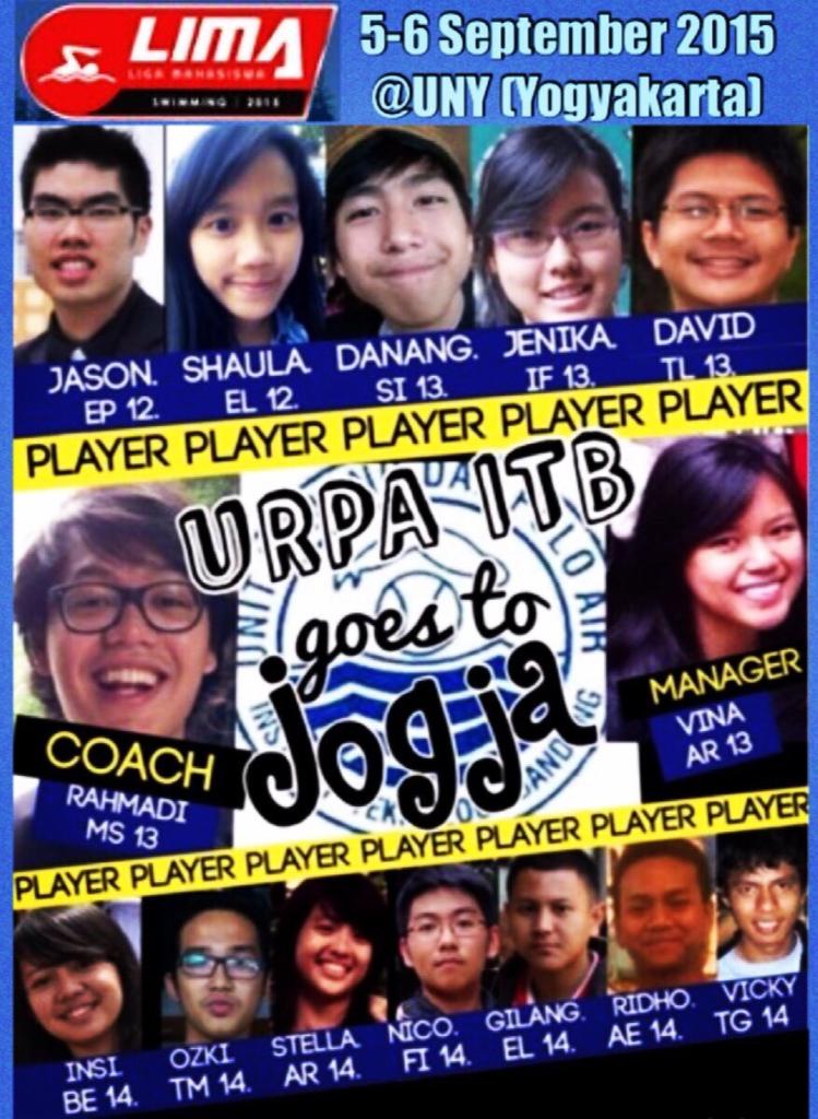 Selamat bertanding URPA ITB! Bawa kejayaan ke tanah ganesha!