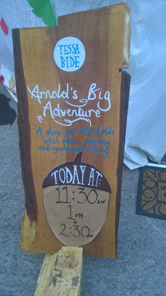 katemcstraw's tweet photo. @tessabide is performing Arnold's Big Adventure today @tftheatres #free performance for 3-10yrs #BFP15 @PuppetPlace http://t.co/B3knGuLIdI