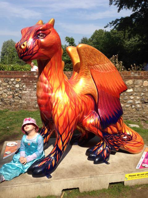 carlynics's tweet photo. Going to miss the dragons on the streets of Norwich😓 thank you @GoGoDragons2015 http://t.co/3ZBmZm0GYa