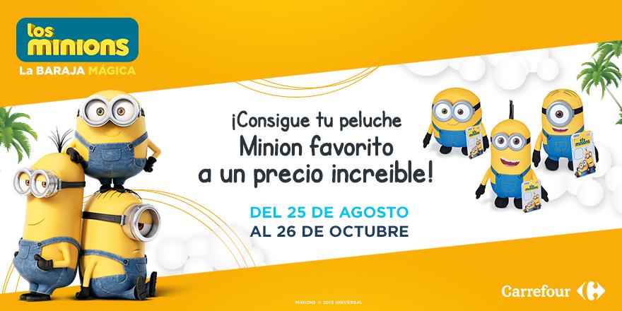 peluche minion carrefour