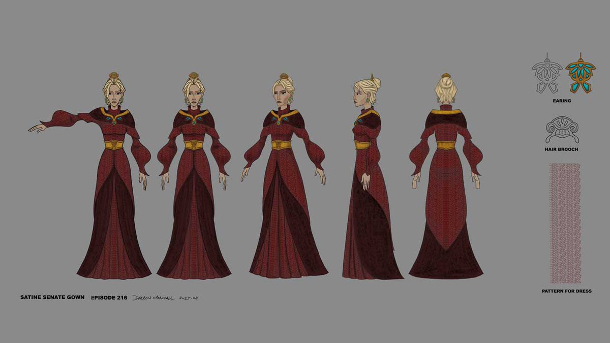 ThomasStorai's tweet photo. #SatineSunday concept arts of the different outfits of Satine Kryze #StarWars #TheCloneWars http://t.co/Pl9WGoXO3q