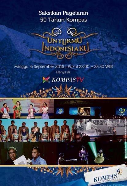 KompasTV's tweet photo. Tutup akhir pekanmu dgn menyaksikan pagelaran #Kompas50th bersama Erwin Gutawa Orchestra malam ini pkl 22.00 WIB http://t.co/2guAD5QcSc