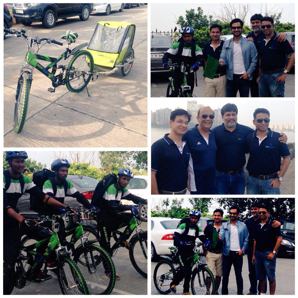 kamat_umesh's tweet photo. #WowRush a #SaveFuel #GoGreen initiative by #WowExpress.Thrilled 2 support a cause dat fuels my passion 4 #biking!👍🚴🏽 http://t.co/YMVr5me4SC