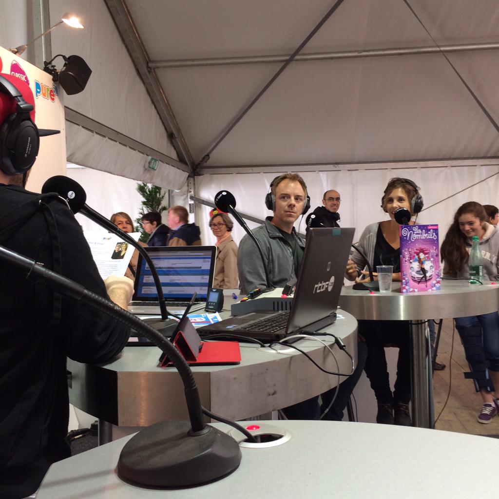 rudyleonet's tweet image. #fetedelabd @visitbrussels #LesNombrils #delaf&amp;amp;dubuc intw @thor_el_  et rencontre avec les fans