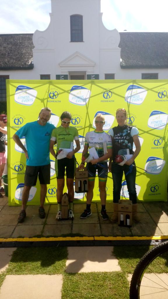 MTBFEST's tweet photo. Ladies overall podium finishers for @FedhealthMTB! Well done ladies! @Stillwater_MTB http://t.co/0Dgmr6Stp0