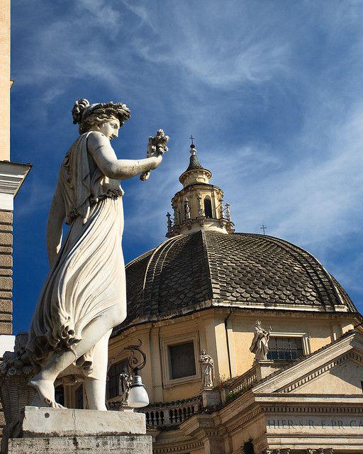 Piazza del Popolo #rome #italy #picoftheday