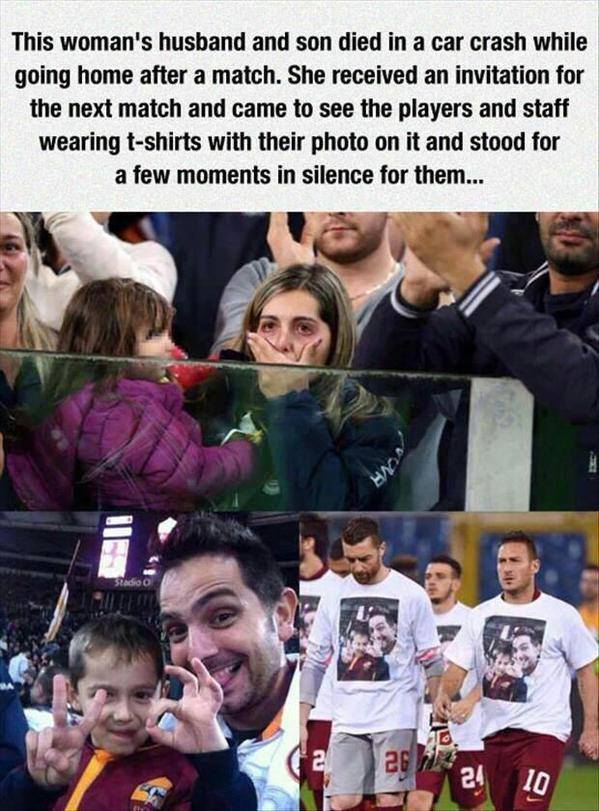 FootballFunnys's tweet photo. Class from AS Roma. http://t.co/Sl4mjP8Kaj