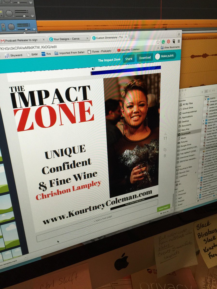 kourtneycinc's tweet photo. RELEASED the newest Episode of #TheImpactZone with #LoveCorkScrew for TODAY with Chrishon Lampley http://t.co/F4ESr07Put