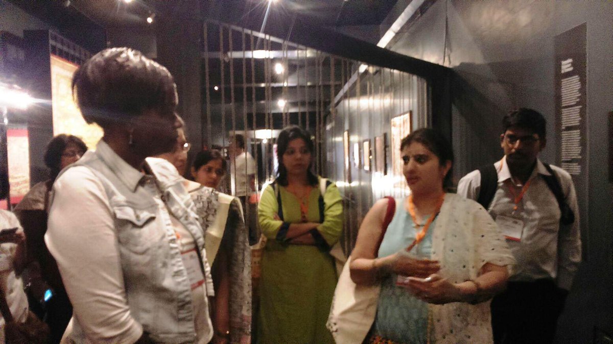 Cidoc2015's tweet photo. Taking in the sights and sounds
#CuratedWalks
@NMnewdelhi 
#CIDOC2015 http://t.co/dxV5iJqOx2