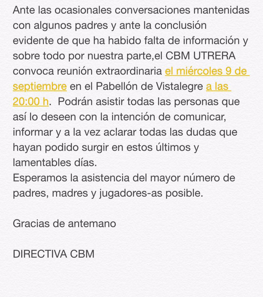 Club BM Utrera (@bmutrera) on Twitter photo 
