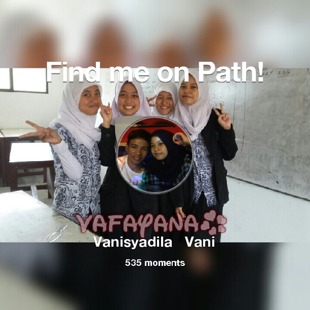 vanisyadila's tweet photo. I've shared 535 memories with my friends on #Path - see them now at http://t.co/MfFyb1Us2i! #thepersonalnetwork http://t.co/hv7XwbHThN