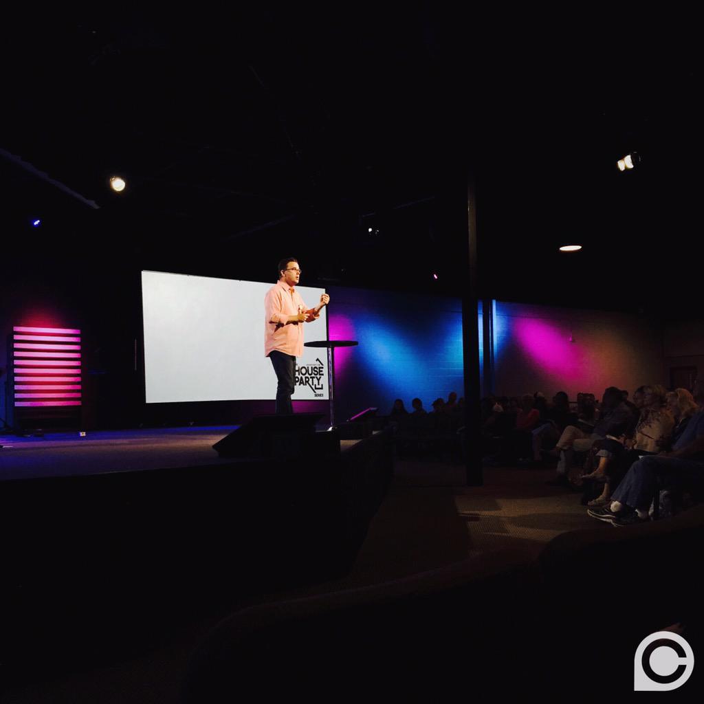 crosspoint_tv's tweet image. Campus Pastors are speaking today! 1st s/o goes to @chrisnicholstn for reminding us to CREATE change. #CPHouseParty