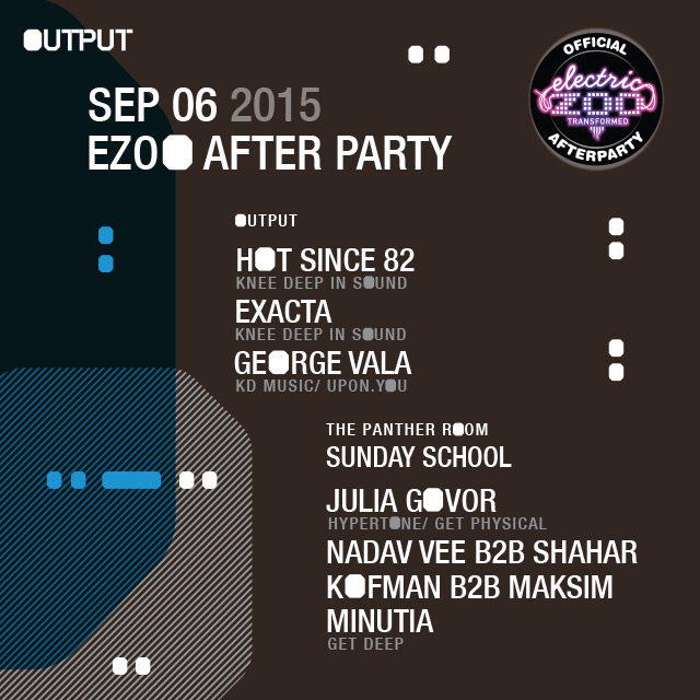 exacta's tweet photo. Keep the party going @OutputClubBK The official afterparty for @ElectricZooNY 2nite w/ @hotsince82 @exacta +many more http://t.co/Y3wEaXHcHd