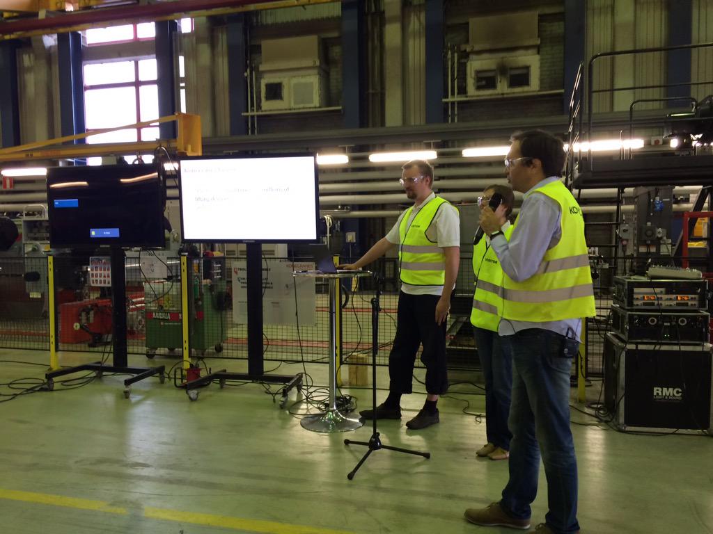 Team <a href="/RemionLtd/">Remion Ltd.</a> introducing Universal Crane Monitor concept #industryhack #hackthemaintenance