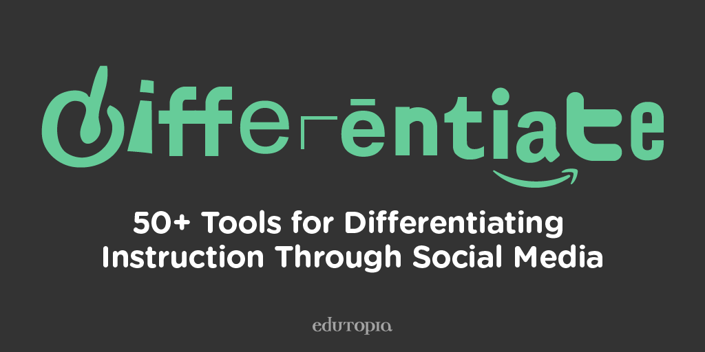 Differentiated instruction and social media are a match made in heaven: edut.to/1NPFSLv. #smchat