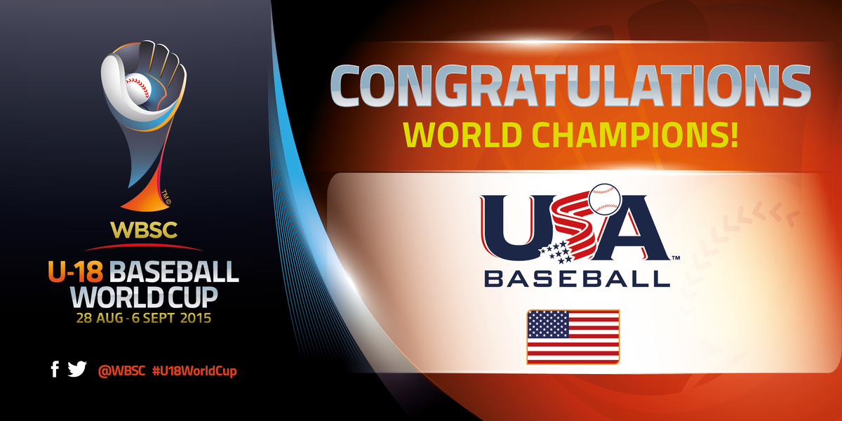 Congratulations USA!!! Three-time defending U-18 World Champions!!! #U18WorldCup