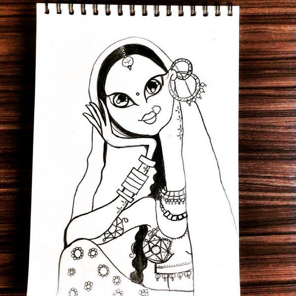 Top more than 144 rajasthani sketch best