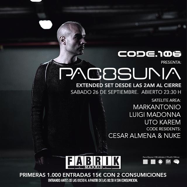 fabrikdiscoteca's tweet photo. #AdemásViene una gran Code con Paco Osuna !!
RT si te apuntas !! http://t.co/zcKrnh4Ua0