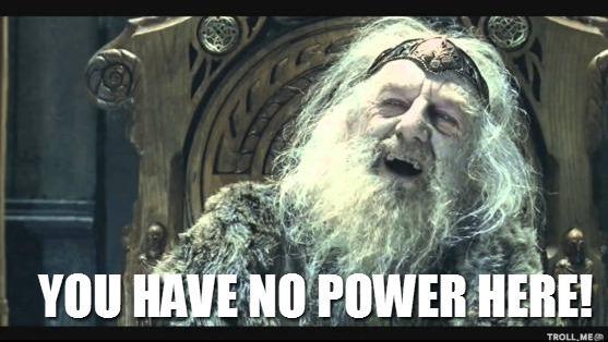 Michael_Watson3's tweet photo. When someone tells you how to live your life! #Yolo #Lotr http://t.co/Ybc4TvpG5i