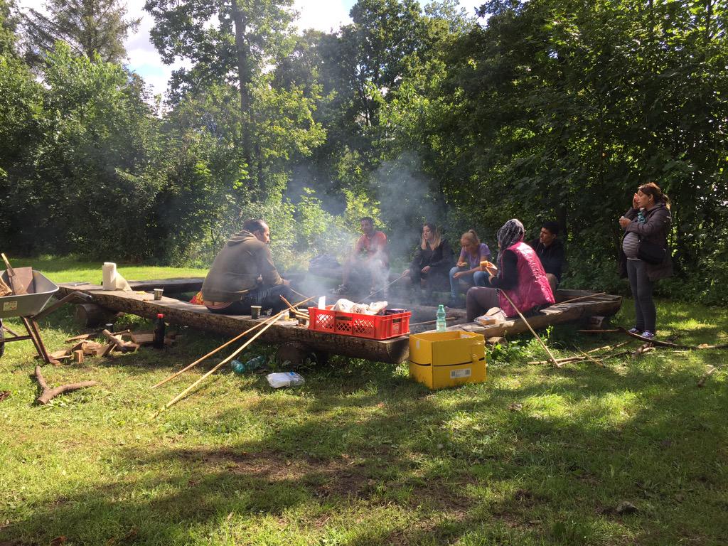 DSS anden flygtninge aktivitetsdag er i fuld gang. På Tydal er der fortiden 60 flygtninge for at have en sjov dag.