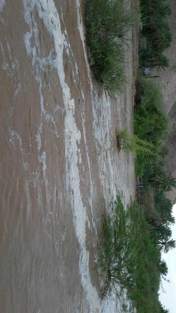 وادي حابس يشق طريقه الى وادي الكبير