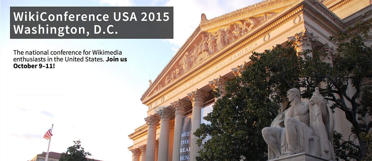 WikimediaNE's tweet photo. Register now to attend #WikiConUSA in Washington D.C., Oct. 9-11: http://t.co/TT6XQi1hex http://t.co/m0CbxT2tmM