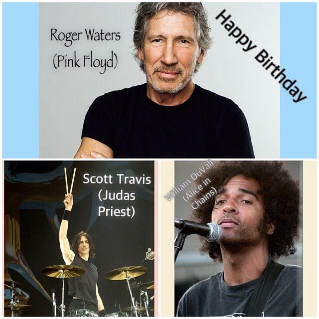  :  | Happy Birthday to these three rock musicians: Roger Waters 