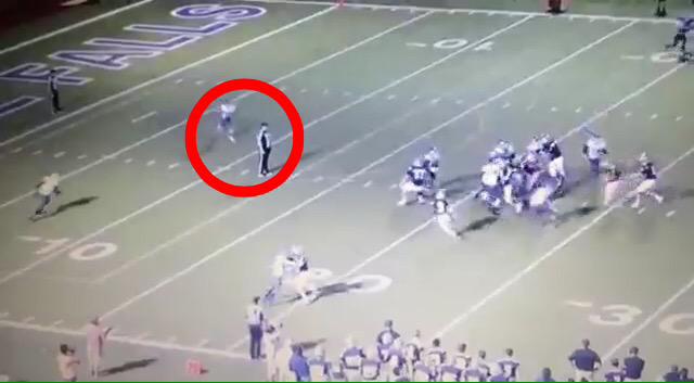 GolfNBS's tweet photo. Video: Texas high school football players target referee after a bad call. Watch > http://t.co/5B8aB6Vbrx http://t.co/VFFEI4vTvZ