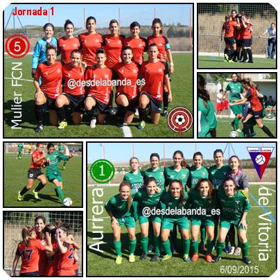 #2división @Futfem  Debut del <a href="/MulierFCN/">Mulier FCN 🏳️‍🌈</a> en #Tajonar ante el <a href="/aurreravitoria/">Aurrera de Vitoria</a> con victoria local por 5-1.<a href="/txapeldunak/">Txapeldunak.com</a>