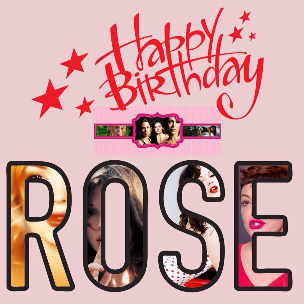 Happy Birthday, Rose McGowan 
