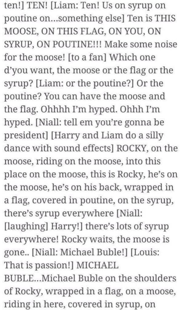 sunfIowerIiv's tweet photo. HARRYS SPEECH IN MONTREAL WAS THE BEST SPEECH OF THE TOUR OMFG #OTRAMonteal http://t.co/o4KpZjWntf