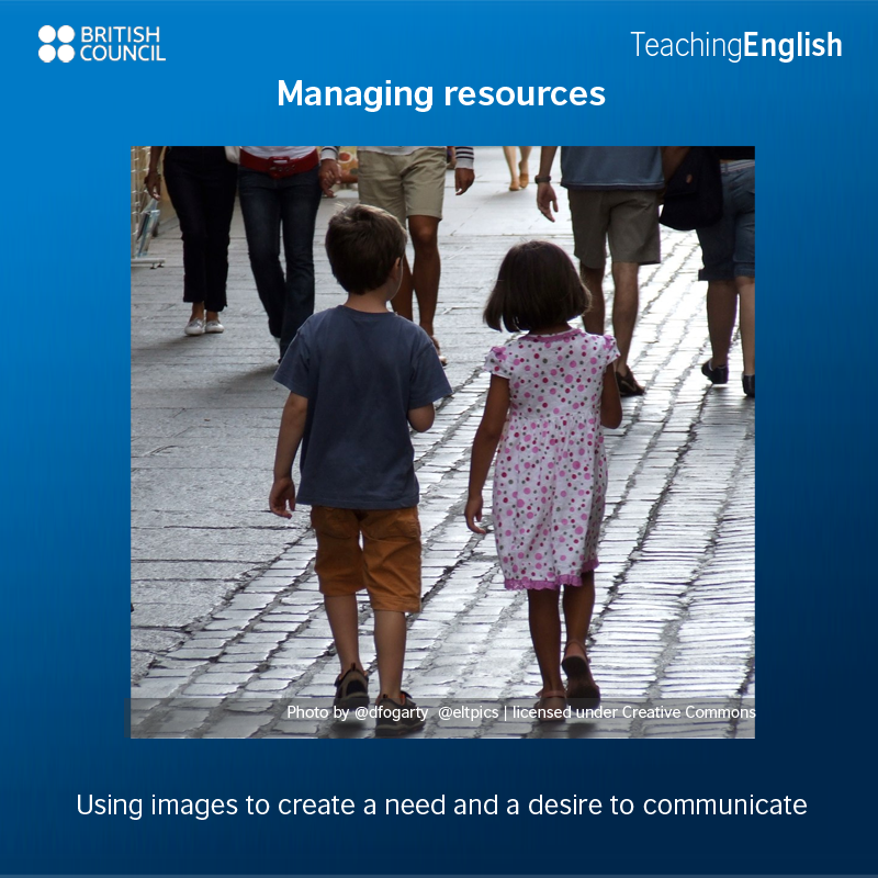 TeachingEnglish's tweet photo. Ceri Jones on using photos to get students talking http://t.co/7Ti0aaFhXl #CommunicativeLanguageTeaching http://t.co/pVat6Rf2vo