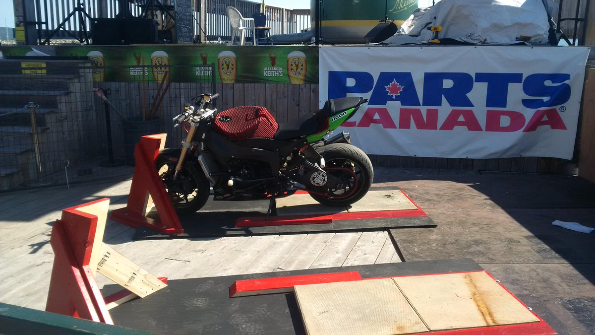PartsCanada's tweet photo. Minutes way from the #BurnOutCompetition at the @wharfratral. Come down and catch this tire smoking action #DigbyNS http://t.co/kihJxlmizj