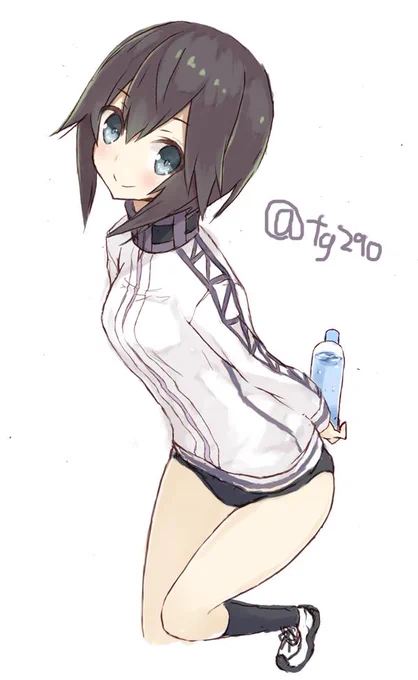 速吸 
#艦これ版深夜の真剣お絵描き60分一本勝負
 #艦これ版真剣お絵描き60分一本勝負_20150906 