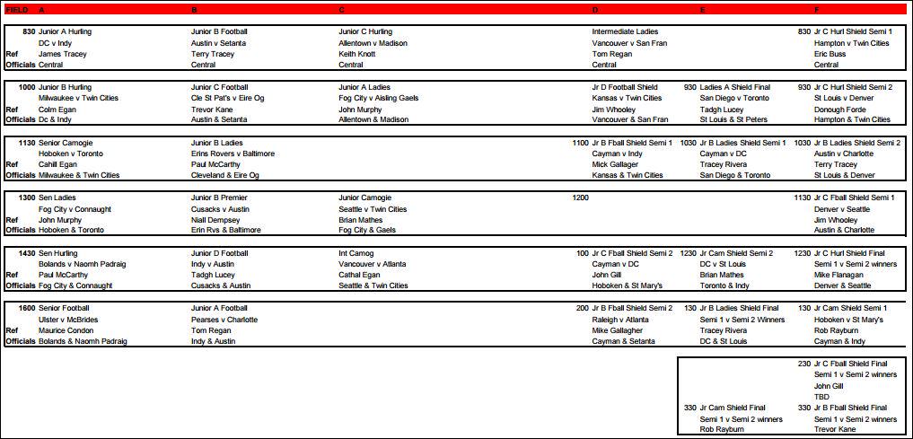 Amended #NACBFinals Sunday schedule with a few changes <a href="/GAAFinals/">GAA Finals</a> @GAAGO <a href="/Taxback/">Taxback</a> <a href="/ONeills1918/">O'Neills</a>