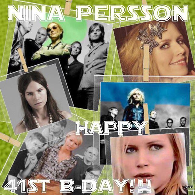  :  |       Nina Persson ( V of The Cardigans)\s Happy 41st Birthday!!!
6 Sep 197 
