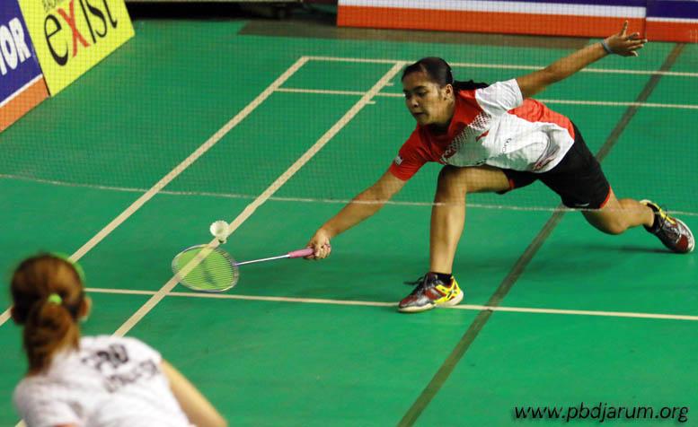 BadmintonINDO's tweet photo. #IndonesiaIC | Gregoria Mariska. Pic by- PBDjarum. @gregoriamr http://t.co/Av14hqbFnq