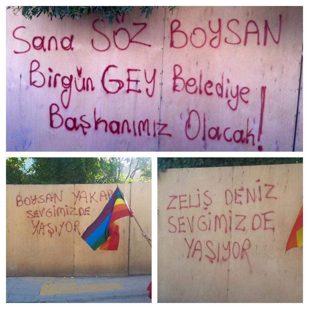Bugünkü Barış mitinginde yeni kaybettiğimiz dostlarımız #BoysanYakar  ve #ZelisDeniz de unutulmadı!