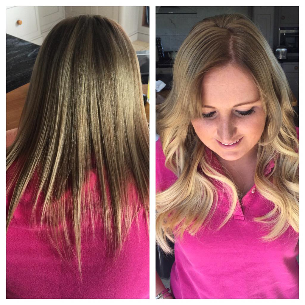 MaddisonTom's tweet image. All in a mornings work @Hairaisers #dualsystem #extensions #ombre #educator #hairaisers