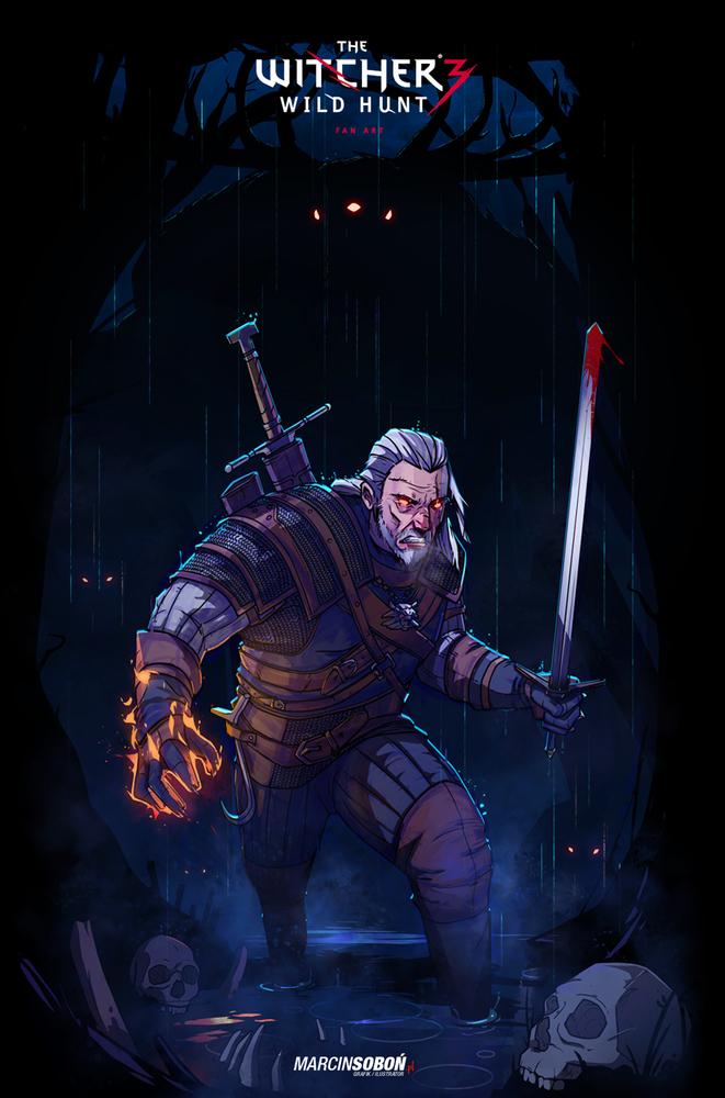 thewitcher's tweet photo. When darkness comes.
More fanart this time by Marcin Soboń. Have a peek at his work here: https://t.co/g9ATOQleZY http://t.co/vqmJuUYZXS