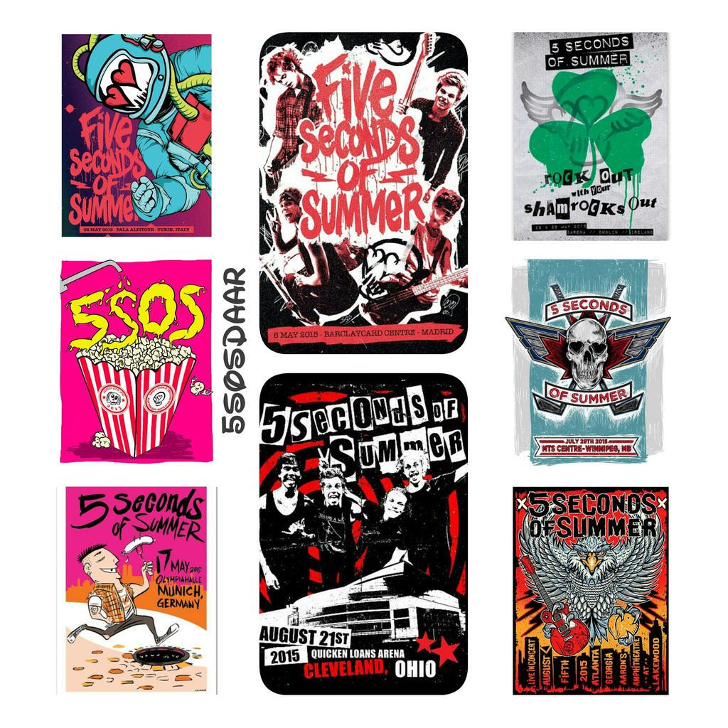 SalihaStoessel's tweet photo. POSTERS #LIVE5SOS @5SOS http://t.co/h8CmuWPgll