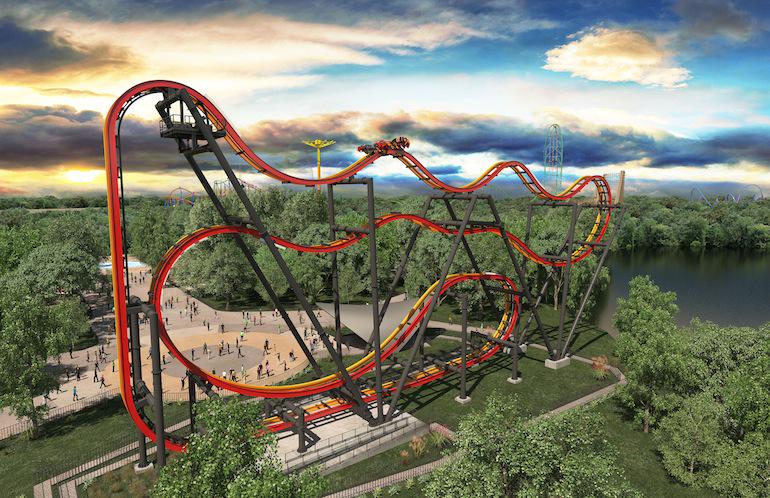 Инфраструктура развлечения. Six Flags great Adventure Нью-джерси. Six Flags парк аттракционов Нью джерси аттракционы. Six Flags New Jersey горка. Американские горки в Нью Йорке.