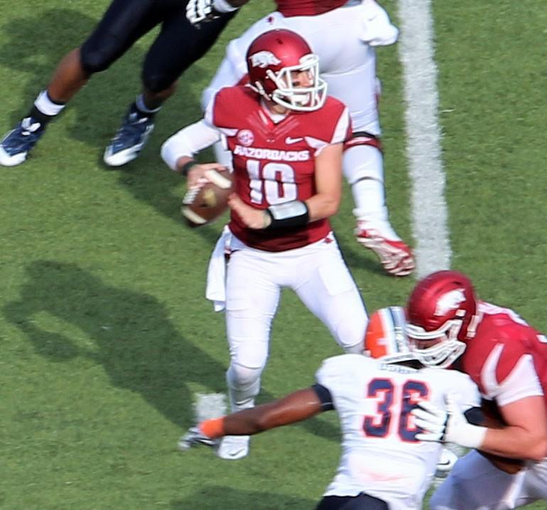 AustinKellerman's tweet photo. ICYMI: #UTEPvsARK Uncut Post | Brandon Allen (@BrandonAllen_10) http://t.co/Gh83SpLhVu #WPS 🐗 http://t.co/SS2HaQgxCx